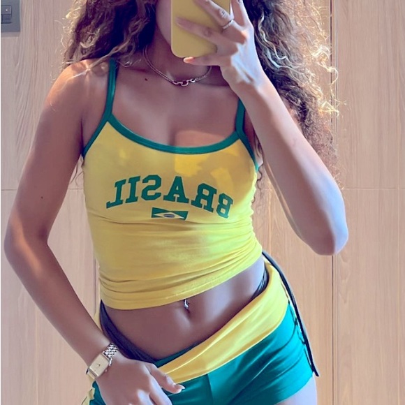 💕🙏🏻BNWT BRASÍL FOLD OVER BOOTY SHORTS🙏🏻💕 - Picture 6 of 11